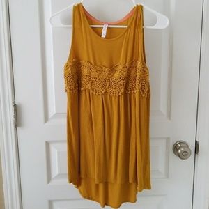 Xhilaration Mustard color tank top
